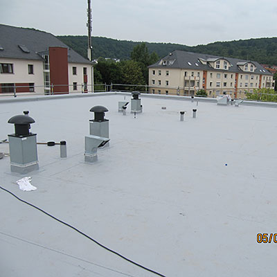 Referenzen Flachdächer - Dachdecker Gebrüder Leupold