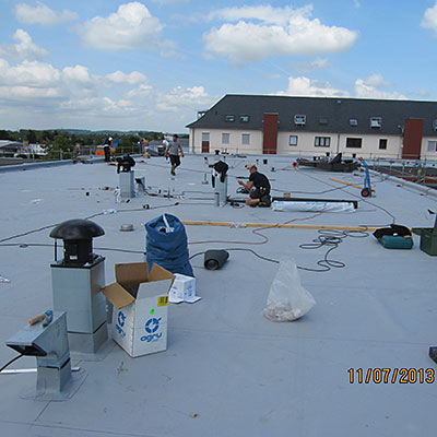 Referenzen Flachdächer - Dachdecker Gebrüder Leupold