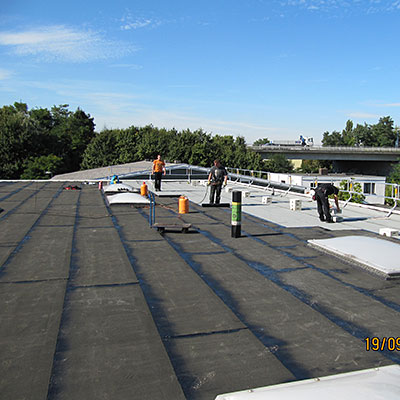 Referenzen Flachdächer - Dachdecker Gebrüder Leupold