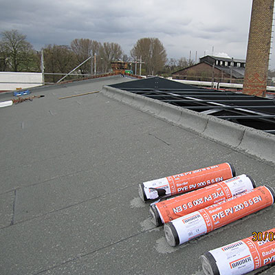 Referenzen Flachdächer - Dachdecker Gebrüder Leupold